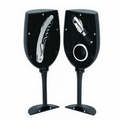 Wine Cup Shape Case 3pcs Wine Opener Set